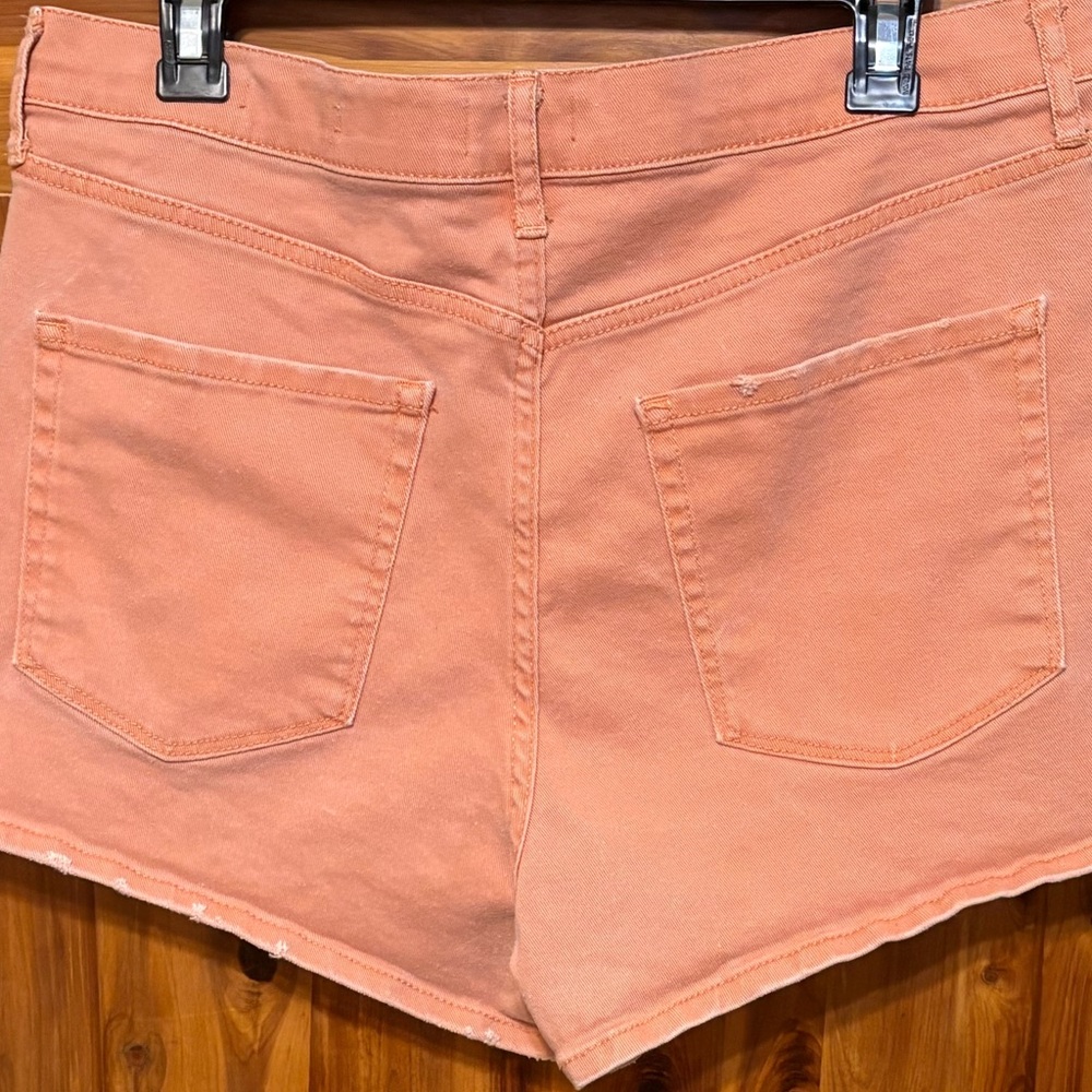 Jessica Simpson Denim Button Fly Infinite High Waist Shorts